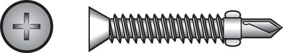 HILLMAN No. 12-24 X 2 in. L Phillips Flat Head Sheet Metal Screws 100 pk