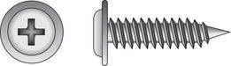 HILLMAN No. 8 X 1 in. L Phillips Truss Head Self-Piercing Screws 100 pk