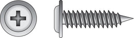 HILLMAN No. 8 X 1-1/4 in. L Phillips Truss Head Sheet Metal Screws 100 pk