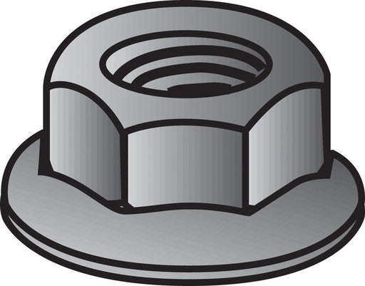 Hillman 1/4 in. Zinc-Plated Steel USS Whiz Lock Nut 100 pk