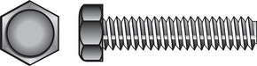 HILLMAN 3/8 in. D X 4 in. L Zinc Plated Steel Hex Tap Bolt 50 pk