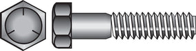 HILLMAN 1/2 in. D X 12 in. L Heat Treated Zinc Steel Hex Head Cap Screw 25 pk