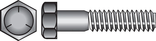 HILLMAN 1/2 in. D X 12 in. L Heat Treated Zinc Steel Hex Head Cap Screw 25 pk