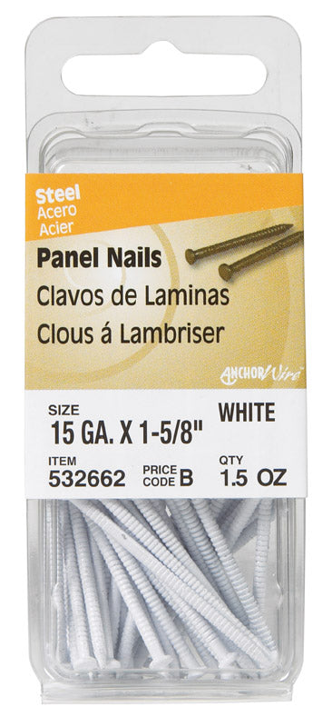HILLMAN 1-5/8 in. Panel Steel Nail Large Head
