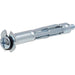 HILLMAN 3/16 in. D X 2 3/4 in. L Metal Pan Head Hollow Wall Anchors 2 pk
