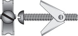 HILLMAN 1/4 in. D X 4 in. L Round Steel Toggle Bolt 1 pk