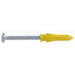HILLMAN 0.164 in. D X 1 in. L Plastic Pan Head Ribbed Anchor 75 pc