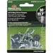 HILLMAN WALL DOG Chrome Gold Self-Drilling Picture Hanger 50 lb 10 pk
