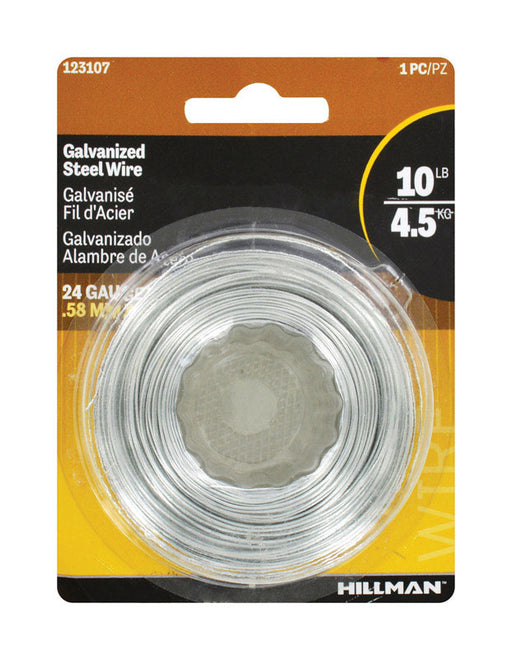 HILLMAN 250 ft. L Galvanized Steel 24 Ga. Wire