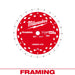 Milwaukee 7-1/4 in. D X 5/8 in. Framing Tungsten Carbide Circular Saw Blade 24 teeth 1 pc 48-40-0720, main product view