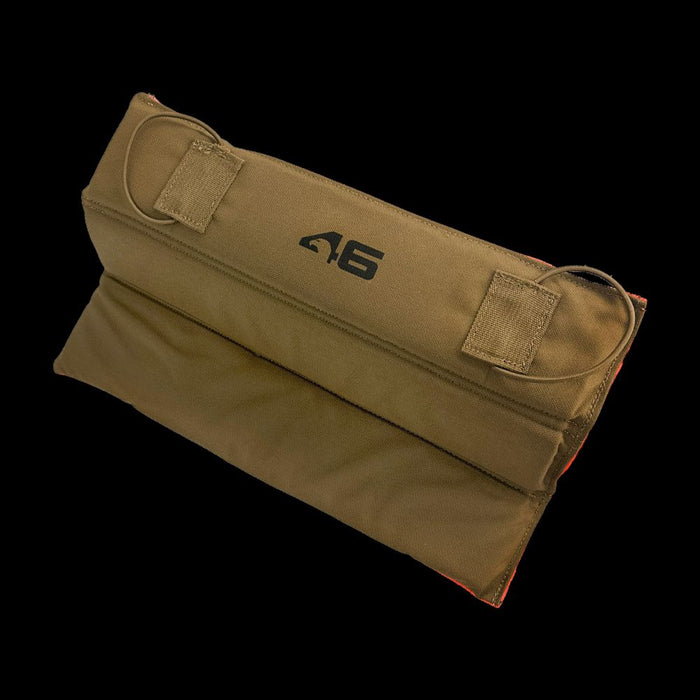 Foldable Poron® Kneeling Pad V2 Coyote/Orange