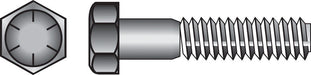 HILLMAN 1/4 in. D X 1-1/2 in. L Heat Treated Steel Hex Head Cap Screw 100 pk