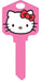 HILLMAN Hello Kitty House Key Blank 66/97 KW1/KW10 Single For Kwikset and Titan Locks