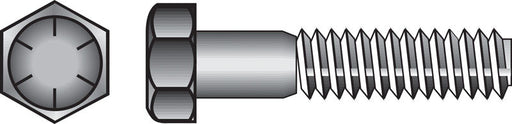 HILLMAN 5/16 in. D X 1 in. L Heat Treated Steel Hex Head Cap Screw 100 pk