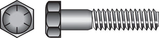 HILLMAN 1/2 in. D X 1-3/4 in. L Heat Treated Steel Hex Head Cap Screw 50 pk