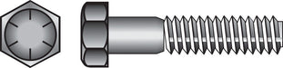 HILLMAN 5/8 in. D X 3 in. L Heat Treated Steel Hex Head Cap Screw 25 pk