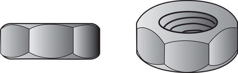 Hillman 1/2-13 in. Zinc-Plated Steel USS Hex Nut 667 pk