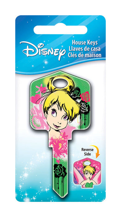 HILLMAN Disney Fairy House Key Blank 66/97 KW1/KW10 Single For Kwikset and Titan Locks