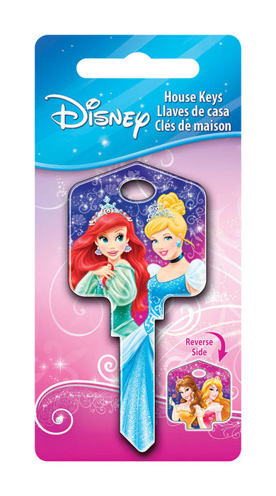 HILLMAN Disney Princesses House Key Blank 66/97 KW1/KW10 Single For Kwikset and Titan Locks