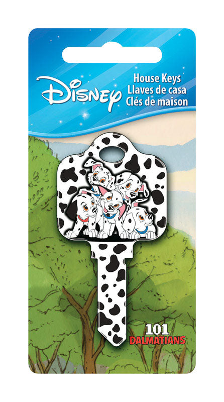 HILLMAN Disney 101 Dalmatians House Key Blank 68 SC1 Single For Schlage Locks
