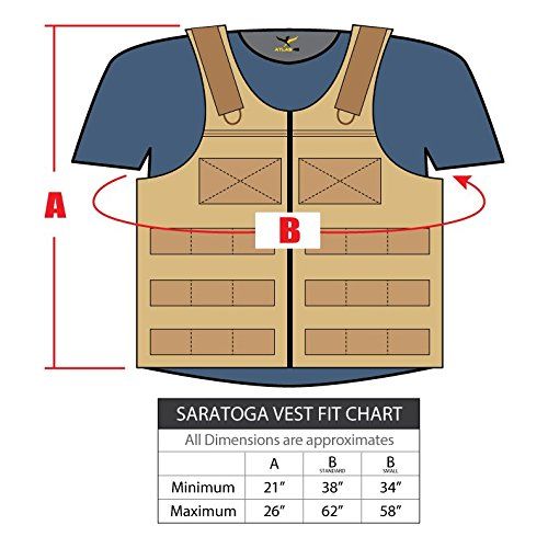 Saratoga Tool Vest® - LT Starter Kit, Standard Coyote/Orange