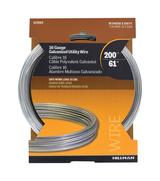 HILLMAN 2100 ft. L Galvanized Steel 16 Ga. Wire