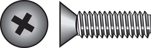 HILLMAN No. 6-32 X 1 in. L Phillips Flat Head Stainless Steel Machine Screws 100 pk