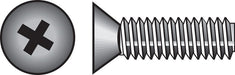 HILLMAN No. 8-32 X 1 in. L Phillips Flat Head Stainless Steel Machine Screws 100 pk