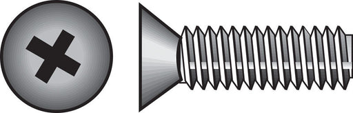 HILLMAN No. 8-32 X 1 in. L Phillips Flat Head Stainless Steel Machine Screws 100 pk