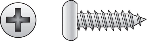 HILLMAN No. 10 X 7/8 in. L Phillips Pan Head Sheet Metal Screws 100 pk