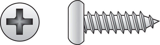 HILLMAN No. 10 X 1 in. L Phillips Pan Head Sheet Metal Screws 100 pk