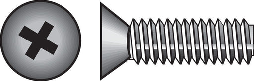 HILLMAN No. 6-32 X 1 in. L Phillips Flat Head Zinc-Plated Steel Machine Screws 100 pk