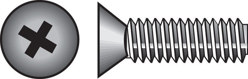 HILLMAN No. 6-32 X 1-1/2 in. L Phillips Flat Head Zinc-Plated Steel Machine Screws 100 pk