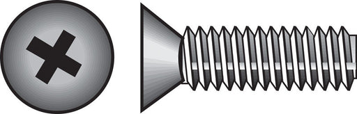 HILLMAN No. 8-32 X 1/2 in. L Phillips Flat Head Zinc-Plated Steel Machine Screws 100 pk
