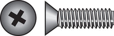 HILLMAN No. 1/4-20 X 1/2 in. L Phillips Flat Head Zinc-Plated Steel Machine Screws 100 pk