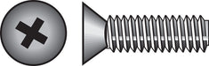 HILLMAN No. 1/4-20 X 1-1/2 in. L Phillips Flat Head Zinc-Plated Steel Machine Screws 100 pk