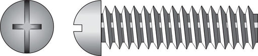 HILLMAN No. 8-32 X 1/4 in. L Combination Round Head Zinc-Plated Steel Machine Screws 100 pk