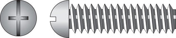 HILLMAN No. 1/4-20 X 1/2 in. L Combination Round Head Zinc-Plated Steel Machine Screws 100 pk