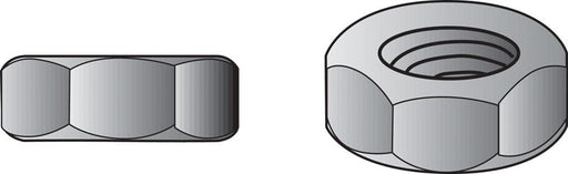 Hillman 3/8 in. Hot Dipped Galvanized Steel USS Hex Nut 100 pk