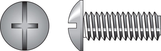 HILLMAN No. 1/4-20 X 3/4 in. L Combination Truss Head Zinc-Plated Steel Machine Screws 100 pk