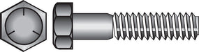 HILLMAN 1/4 in. D X 1 in. L Heat Treated Zinc Steel Hex Head Cap Screw 100 pk
