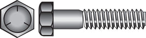 HILLMAN 1/4 in. D X 1/2 in. L Heat Treated Zinc Steel Hex Head Cap Screw 100 pk