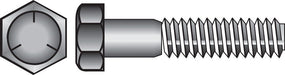 HILLMAN 1/4 in. D X 3 in. L Heat Treated Zinc Steel Hex Head Cap Screw 100 pk