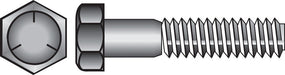 HILLMAN 3/8 in. D X 1 in. L Heat Treated Zinc Steel Hex Head Cap Screw 100 pk