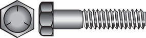 HILLMAN 7/16 in. D X 2-1/2 in. L Heat Treated Zinc Steel Hex Head Cap Screw 50 pk
