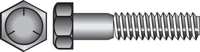 HILLMAN 7/16 in. D X 4-1/2 in. L Heat Treated Zinc Steel Hex Head Cap Screw 25 pk