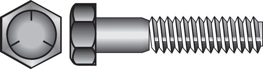 HILLMAN 5/8 in. D X 3-1/2 in. L Heat Treated Zinc Steel Hex Head Cap Screw 25 pk