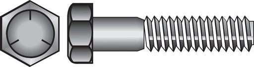 HILLMAN 3/4 in. D X 5-1/2 in. L Heat Treated Zinc Steel Hex Head Cap Screw 20 pk
