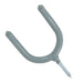 Crawford 4 in. L Vinyl Coated Gray Steel Medium Tool Hook Hook 15 lb. cap. 2 pk