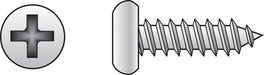 HILLMAN No. 4 X 1/2 in. L Slotted Hex Washer Head Sheet Metal Screws 100 pk